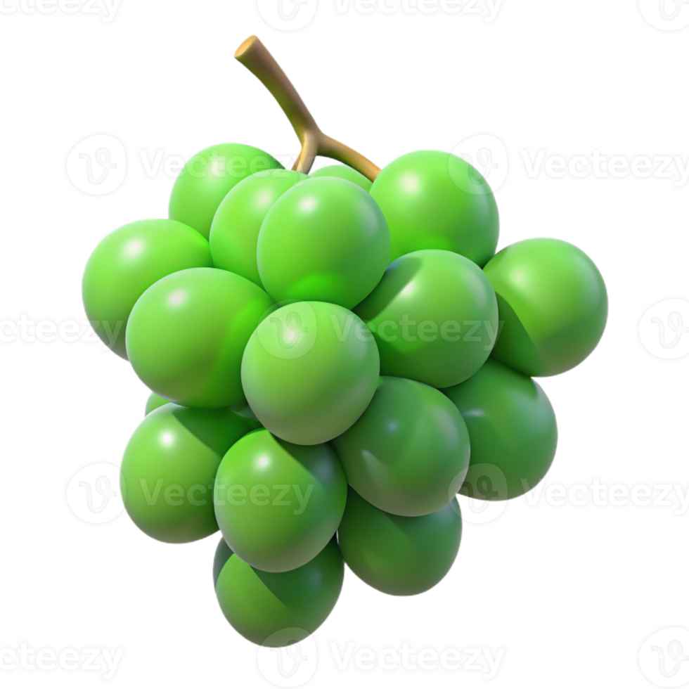 magnificent modern Bunch of green grapes exclusive png