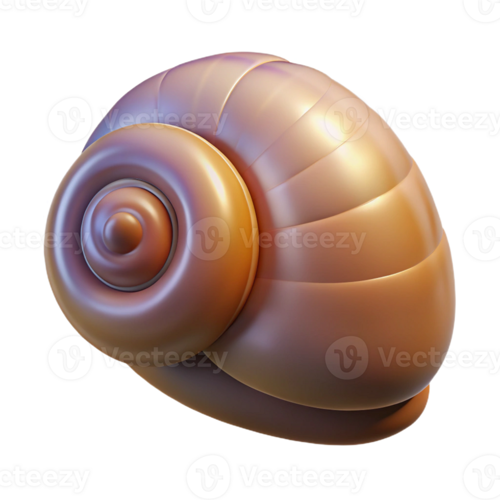 dramatic rustic Snail shell genuine png