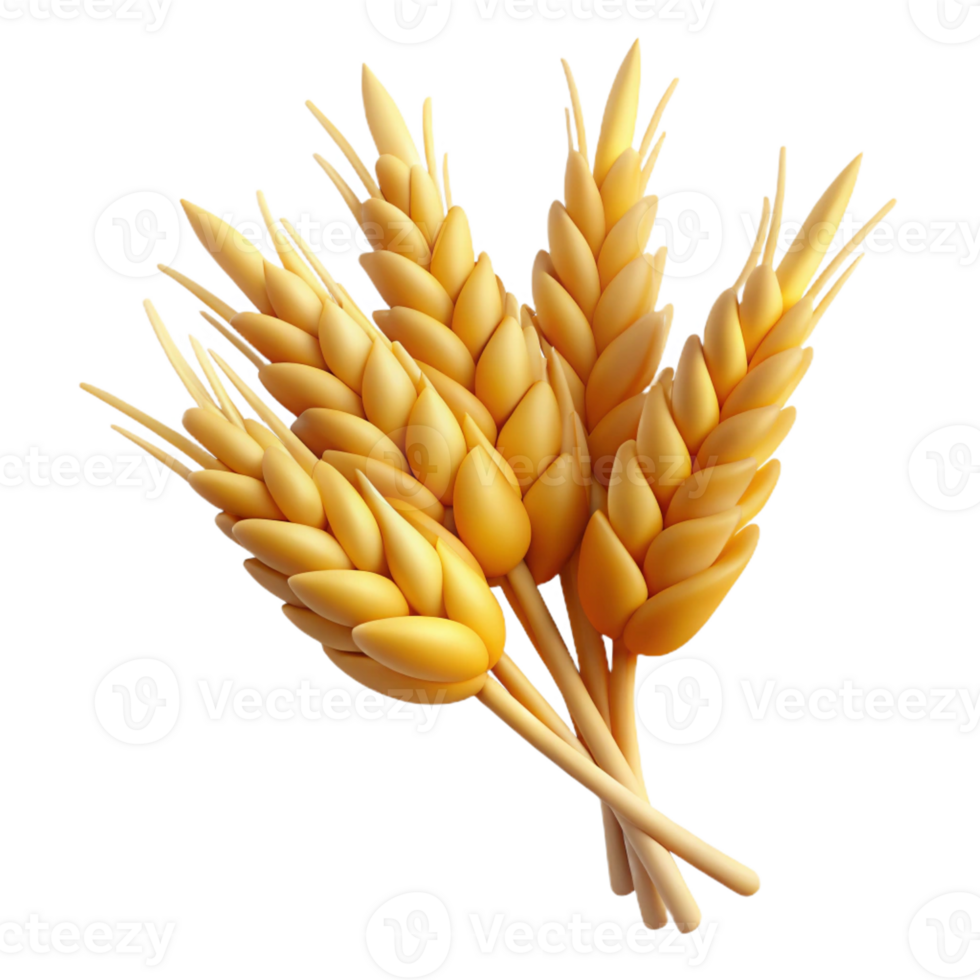 dramatic abstract Bundle of wheat stalks professional png
