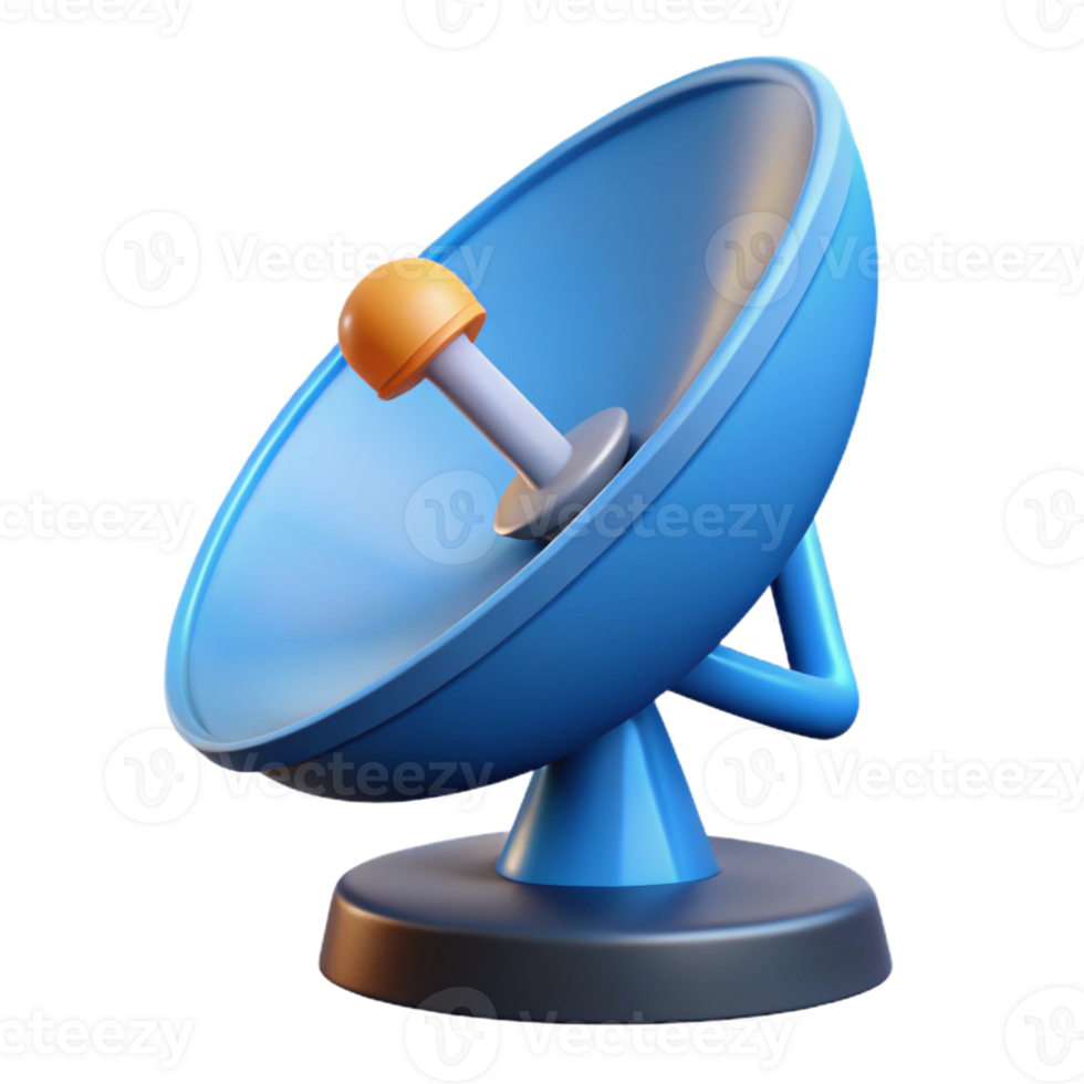 serene rustic Satellite dish with receiver original png