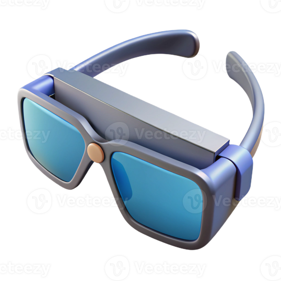 wonderful artistic Smart glasses with augmented reality display original png