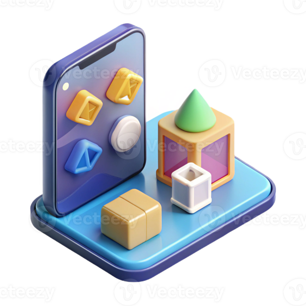 impressive classic Augmented reality mobile app interface exclusive png