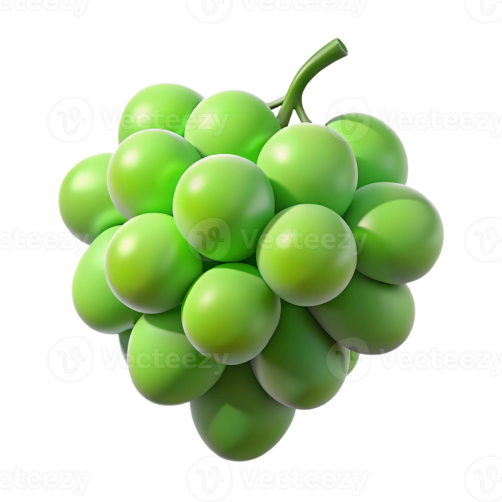 extraordinary traditional Bunch of green grapes original png