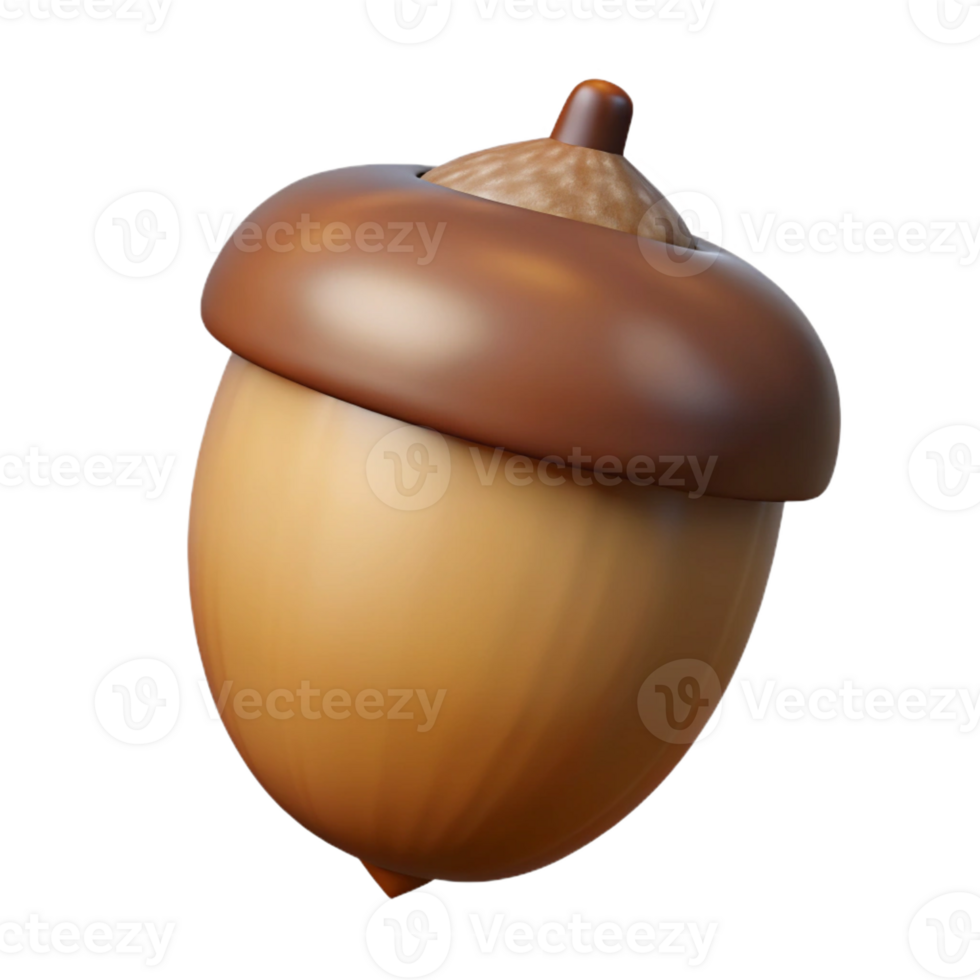 elegant creative One brown acorn original png