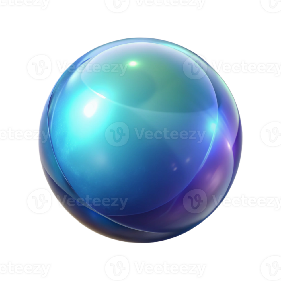 elegant artistic A single, perfect, glowing crystal orb 4K png
