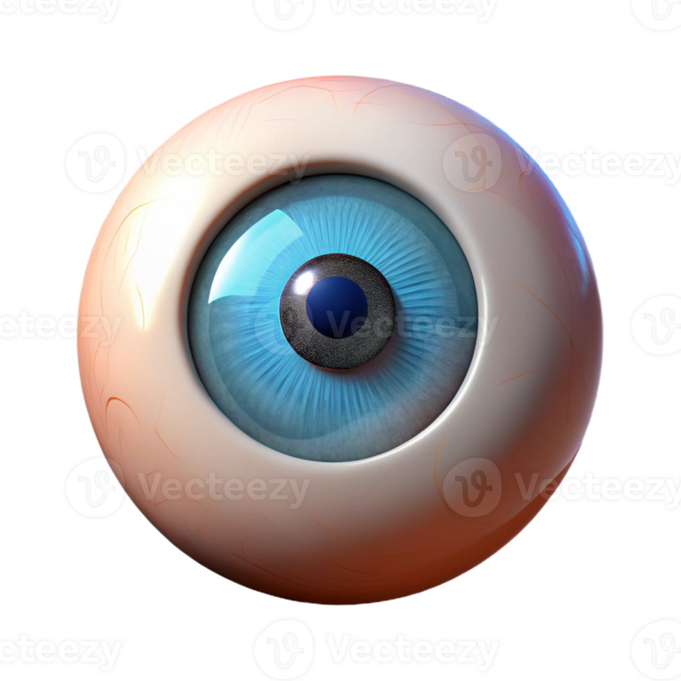 magnificent rustic A single, realistic human eye with a glowing pupil authentic png