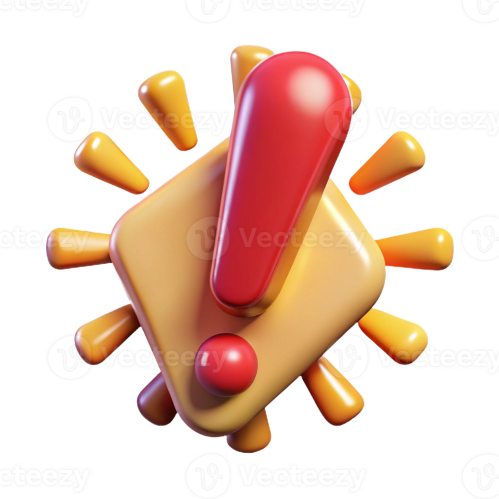 extraordinary abstract An exclamation point, dynamic, stylized design genuine png