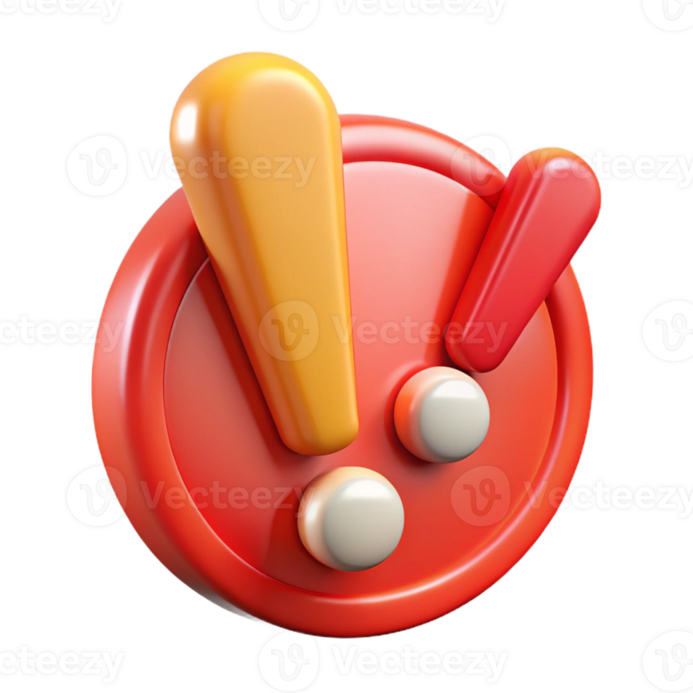 beautiful traditional An exclamation point, dynamic, stylized design high resolution png