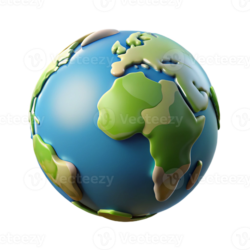 serene artistic A planet, Earth, stylized globe high resolution png