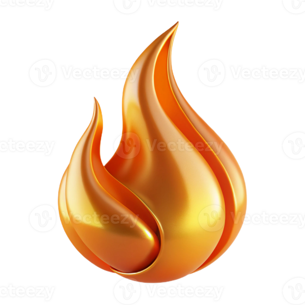 elegant vintage A flame, fire, abstract shape genuine png