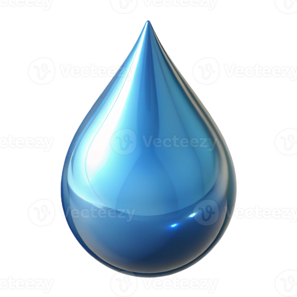 wonderful rustic A drop of water, clear, reflective surface premium png