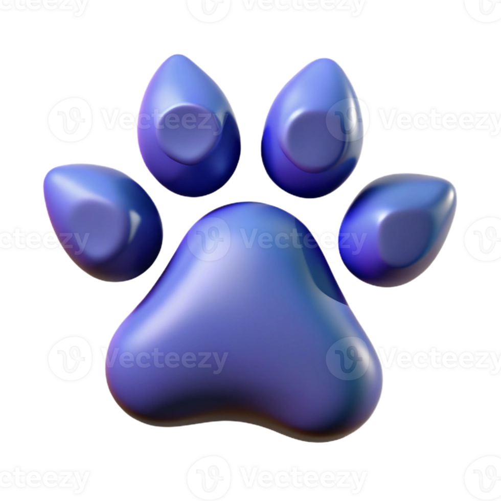 magnificent creative A paw print, animal, dog or cat authentic png