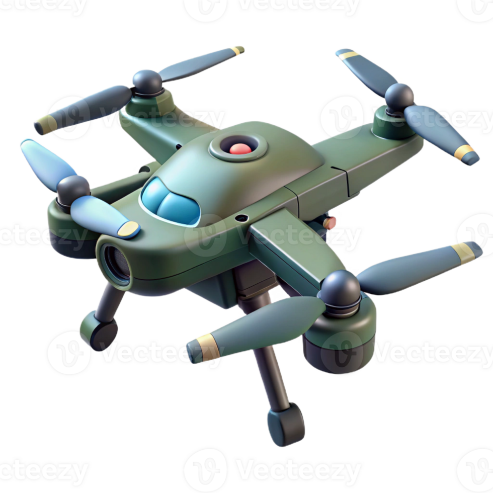 stunning contemporary Military Drone with advanced targeting system high quality png