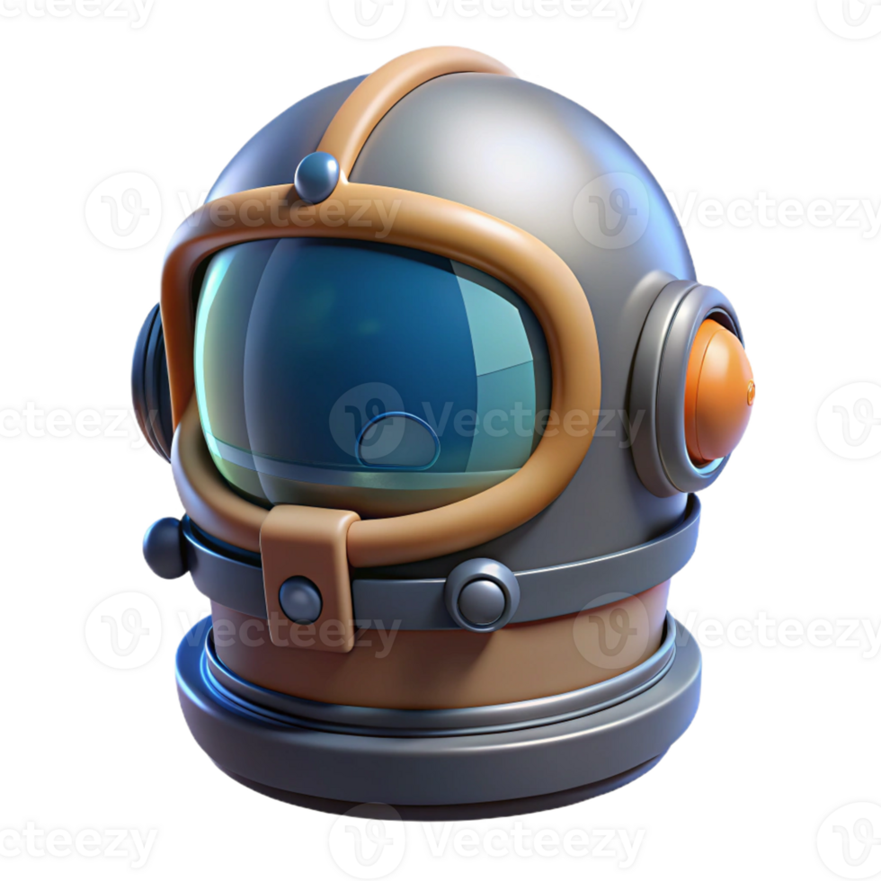 stunning rustic Space Pilot Helmet with heads-up display authentic png