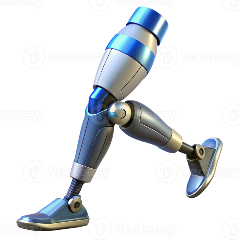 wonderful traditional Cybernetic Leg Prosthetic with enhanced speed and agility exclusive png