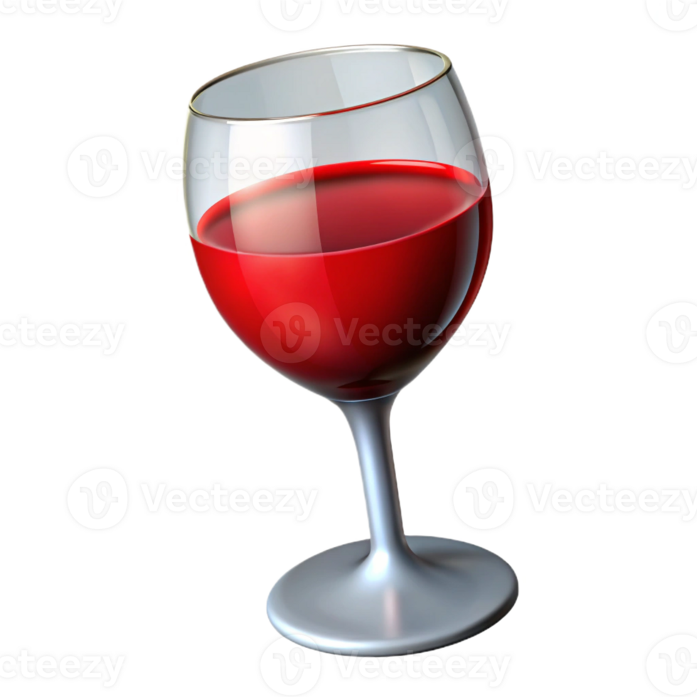 wonderful classic A wine glass, filled with red wine, authentic png