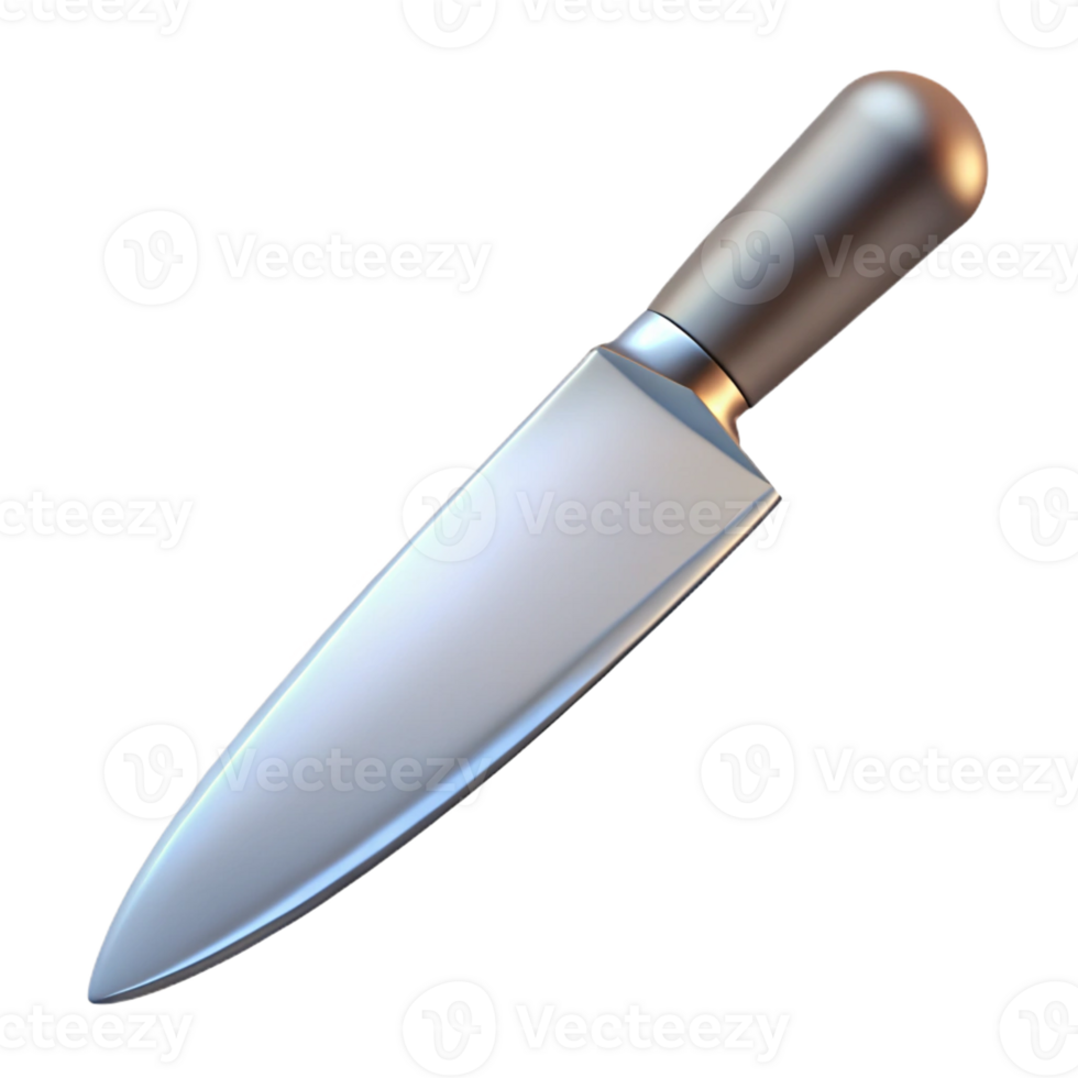 extraordinary rustic A knife, stainless steel, sharp, professional png
