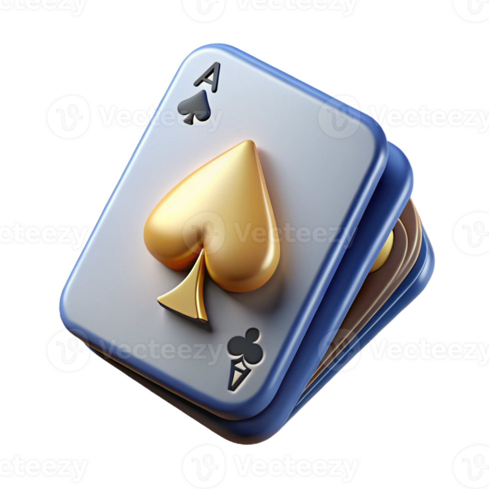 stunning minimalist A playing card, Ace of Spades, premium png