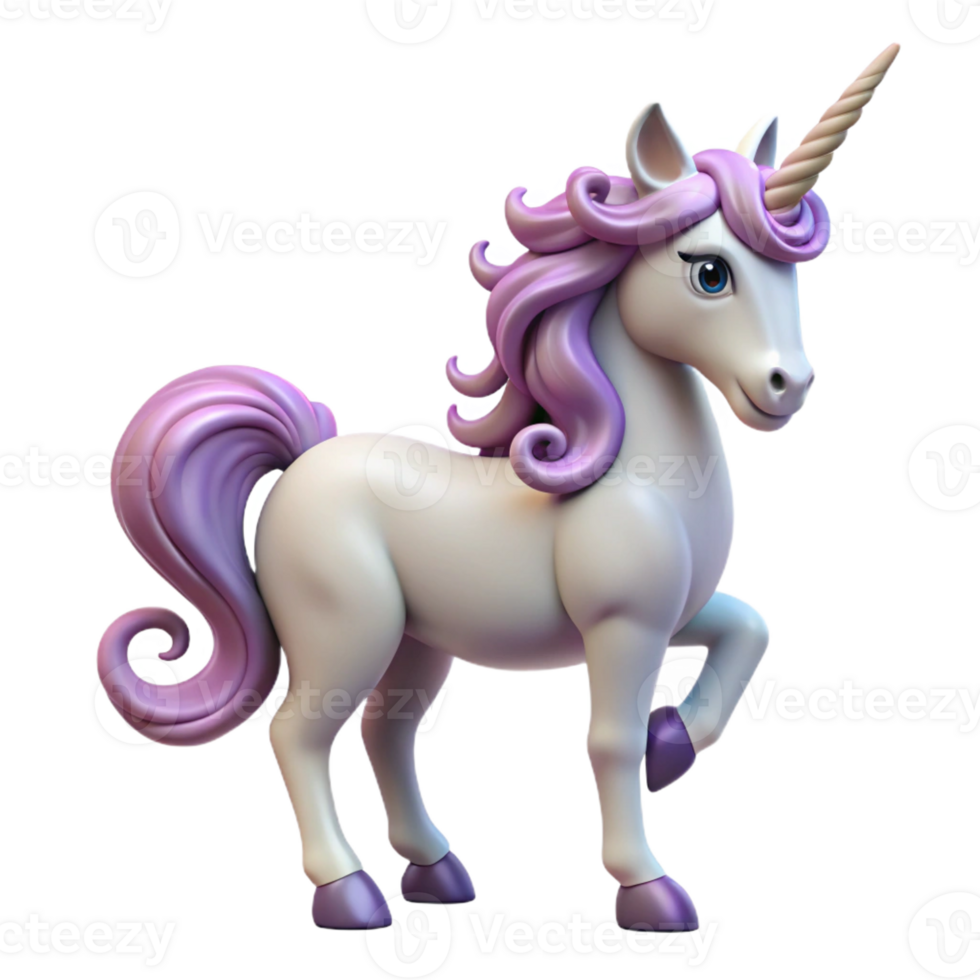 vibrant abstract A mythical unicorn, horn spiraling elegantly high resolution png