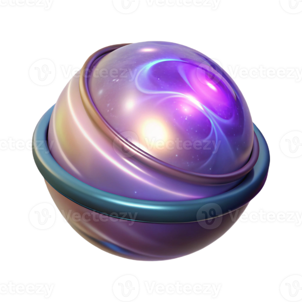 vibrant artistic A mystical orb, swirling with magical energy genuine png