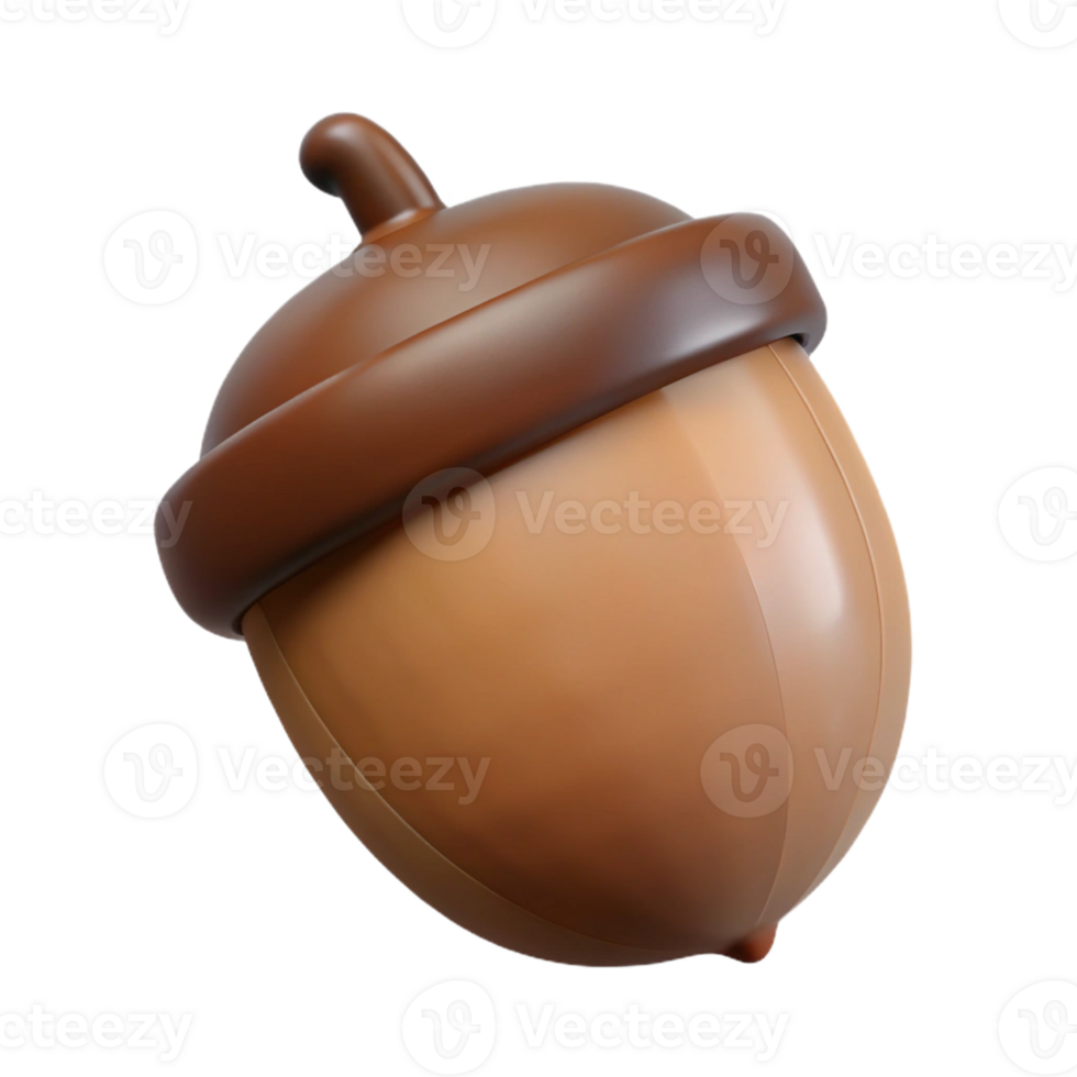 impressive creative One brown acorn high resolution png