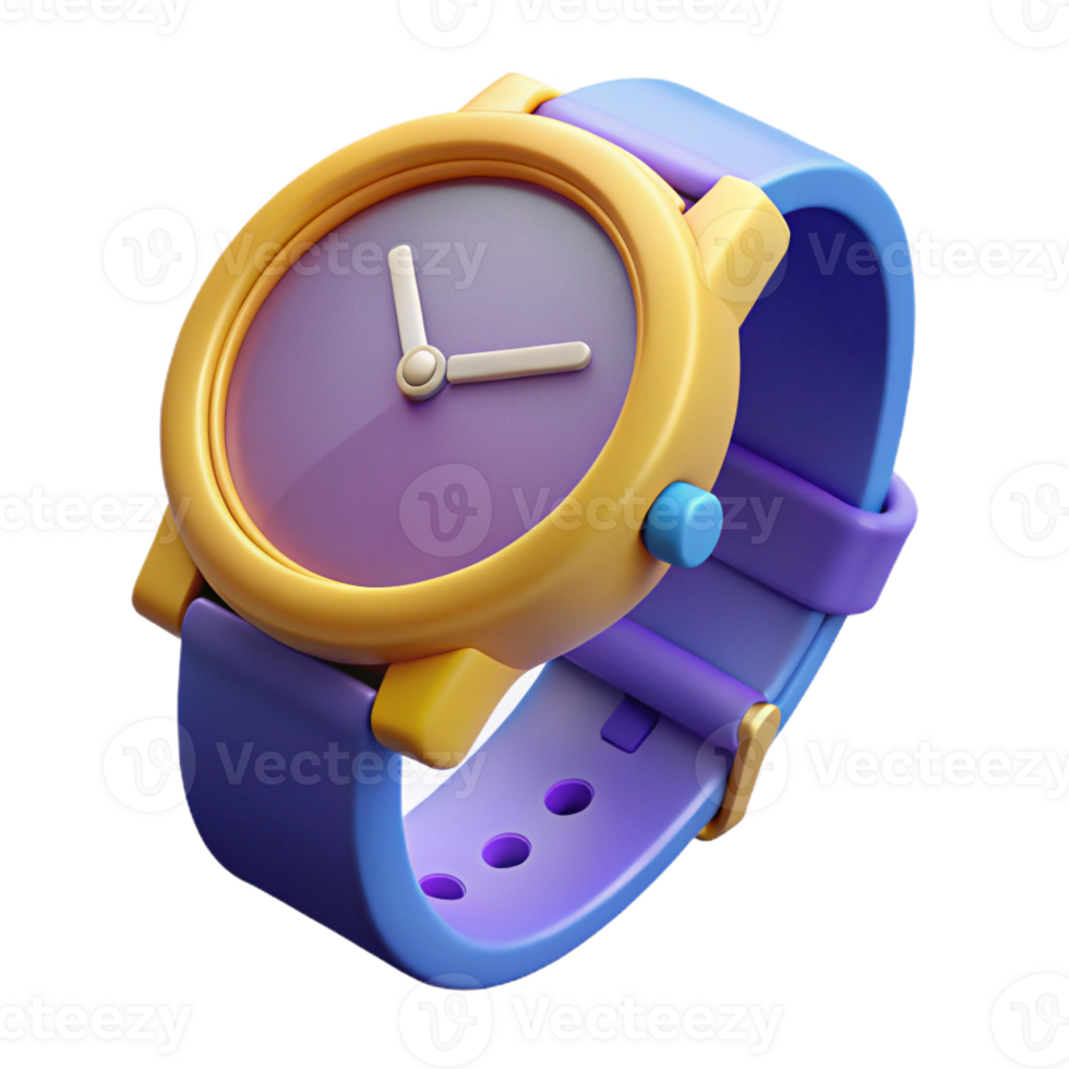 serene abstract Wristwatch, premium png