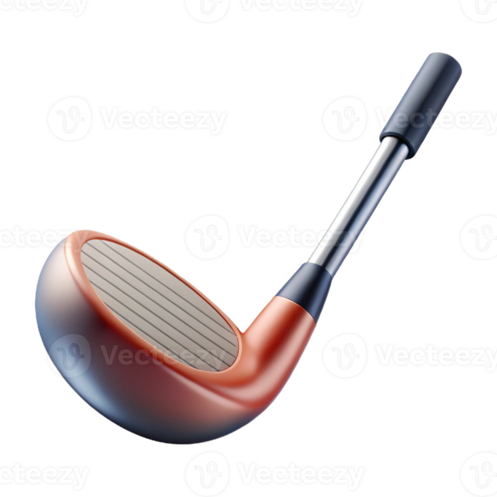 dramatic creative Golf club, detailed png