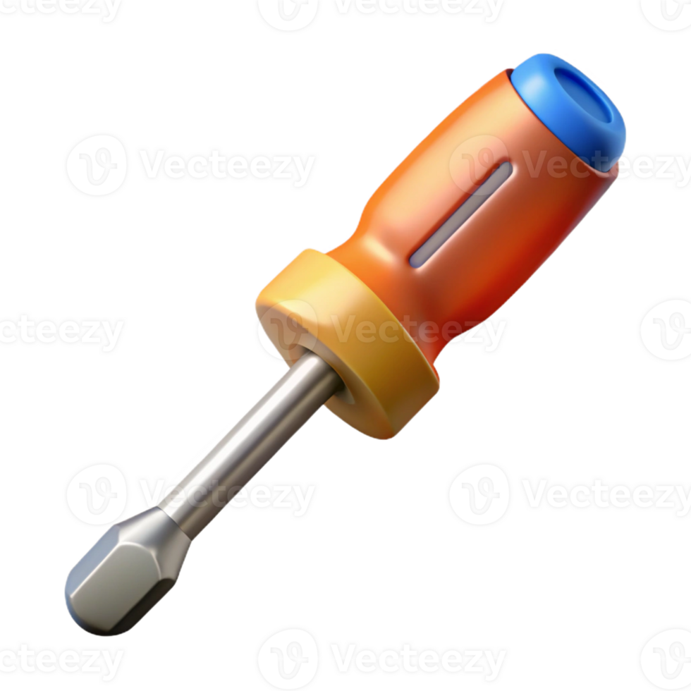 elegant contemporary Screwdriver, high resolution png