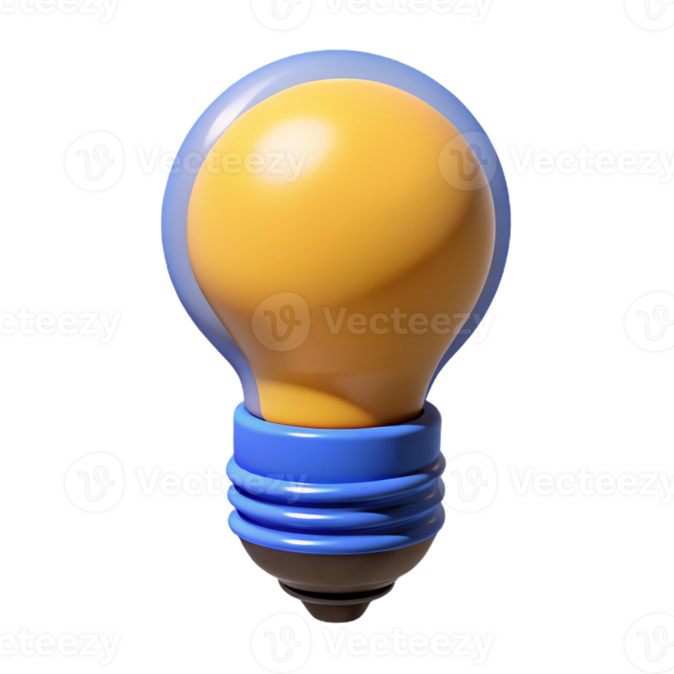 elegant modern Lightbulb, high resolution png