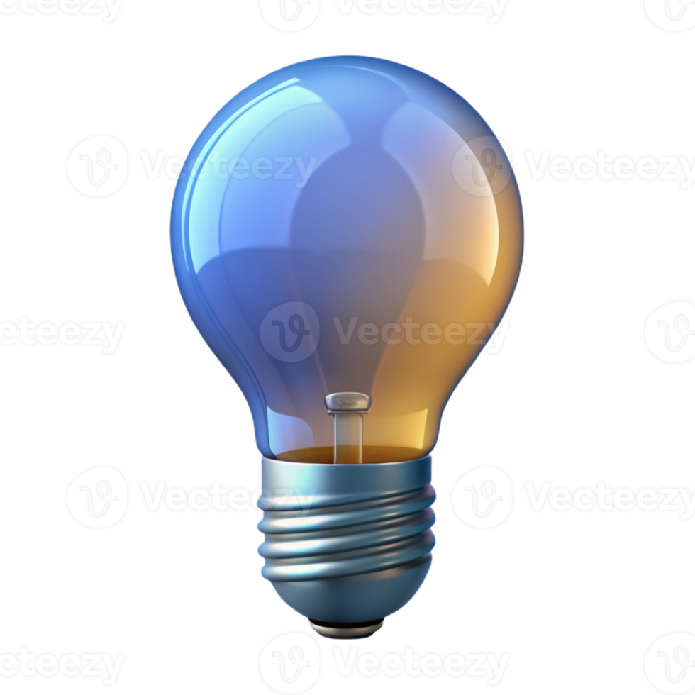 elegant classic Lightbulb, high resolution png
