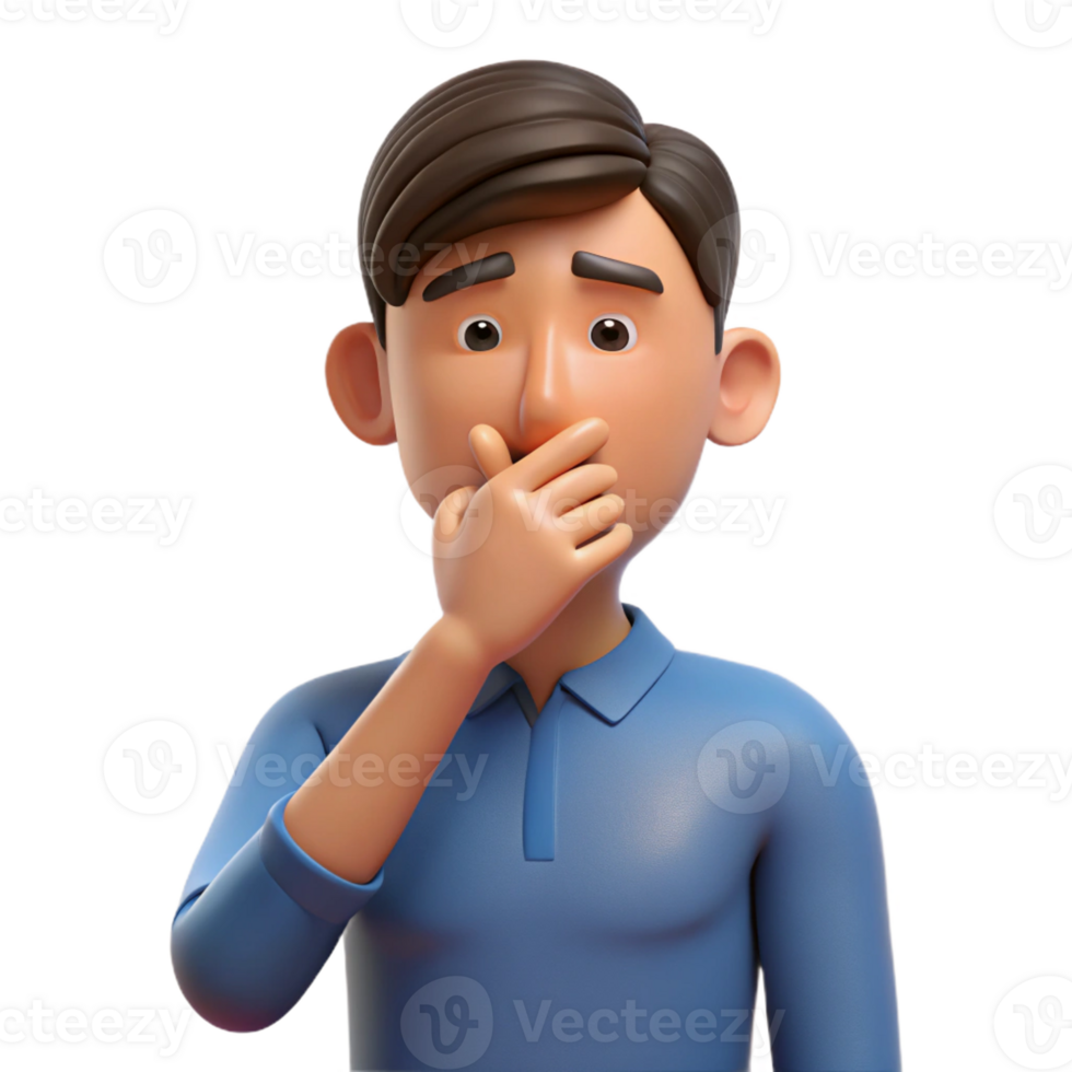 wonderful modern Disgusted man holding his nose, high resolution png