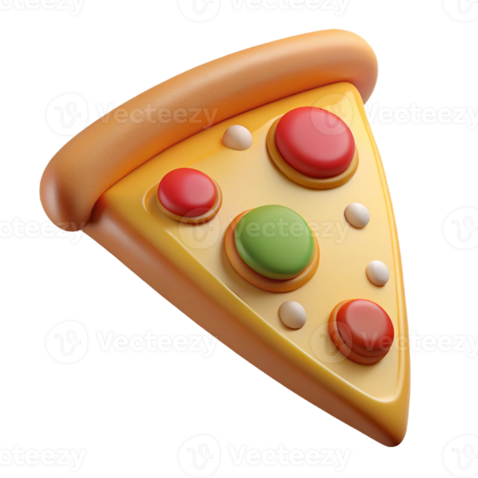 wonderful minimalist Slice of pizza, professional png