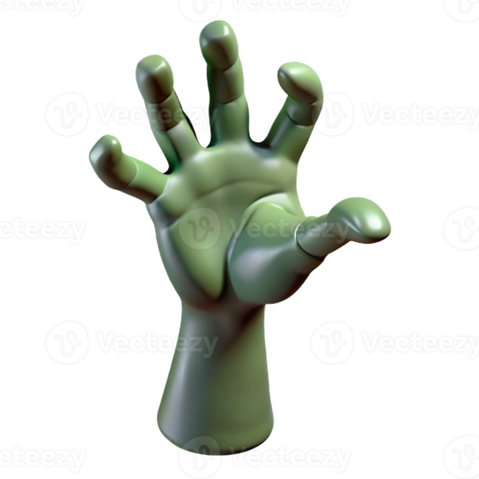 magnificent creative A menacing zombie hand, reaching out authentic png