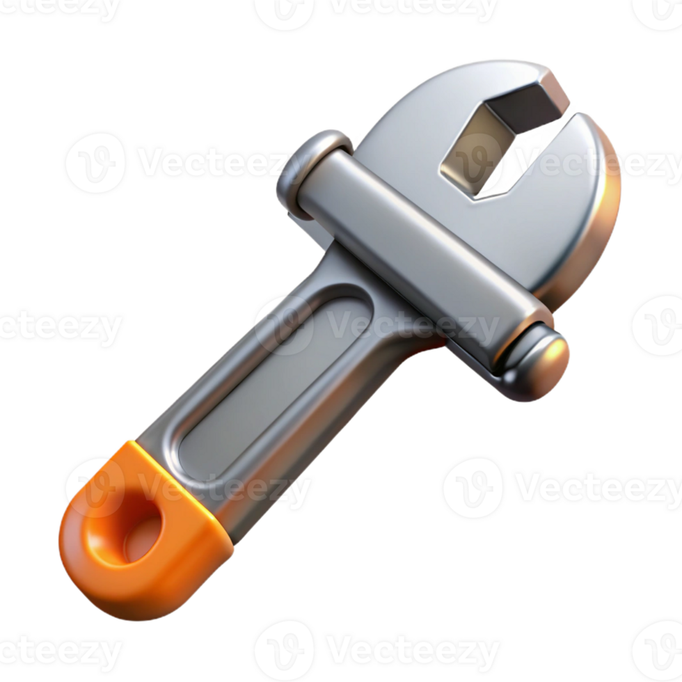wonderful artistic Wrench, adjustable design, genuine png