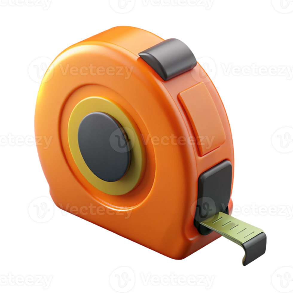 beautiful artistic Tape measure, retractable design, high quality png