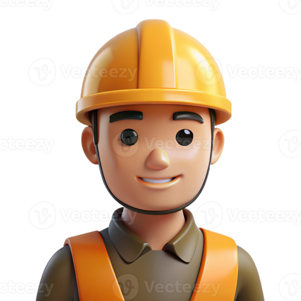extraordinary artistic Safety helmet, construction worker, 4K png