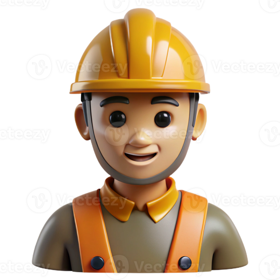 serene artistic Safety helmet, construction worker, 4K png