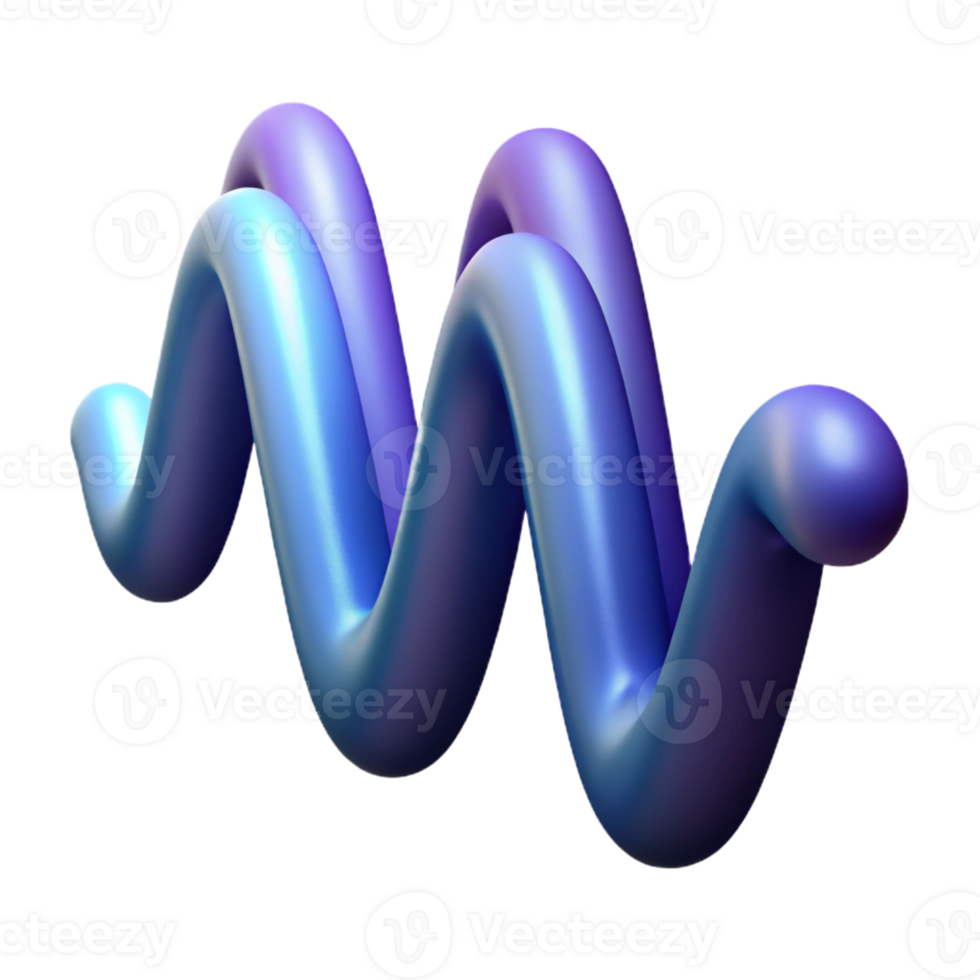 magnificent contemporary An abstract representation of a sound wave premium png