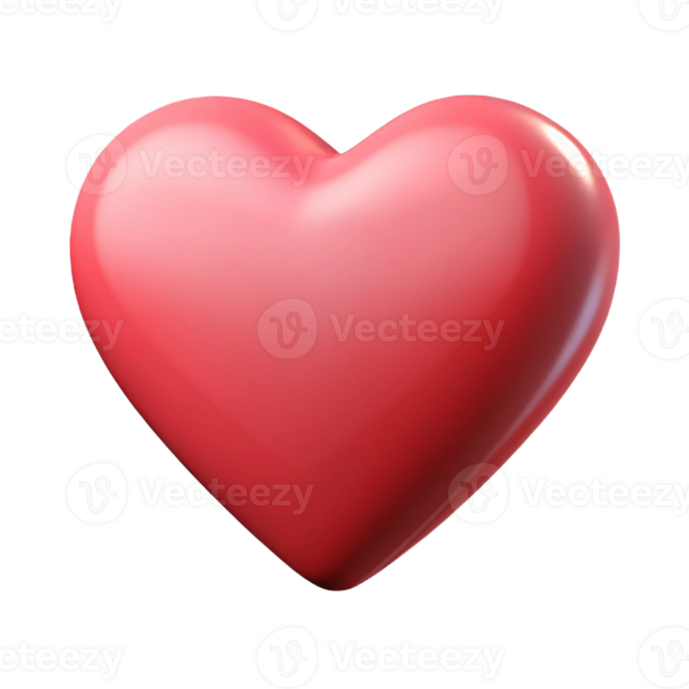 elegant creative A single, stylized heart icon premium png