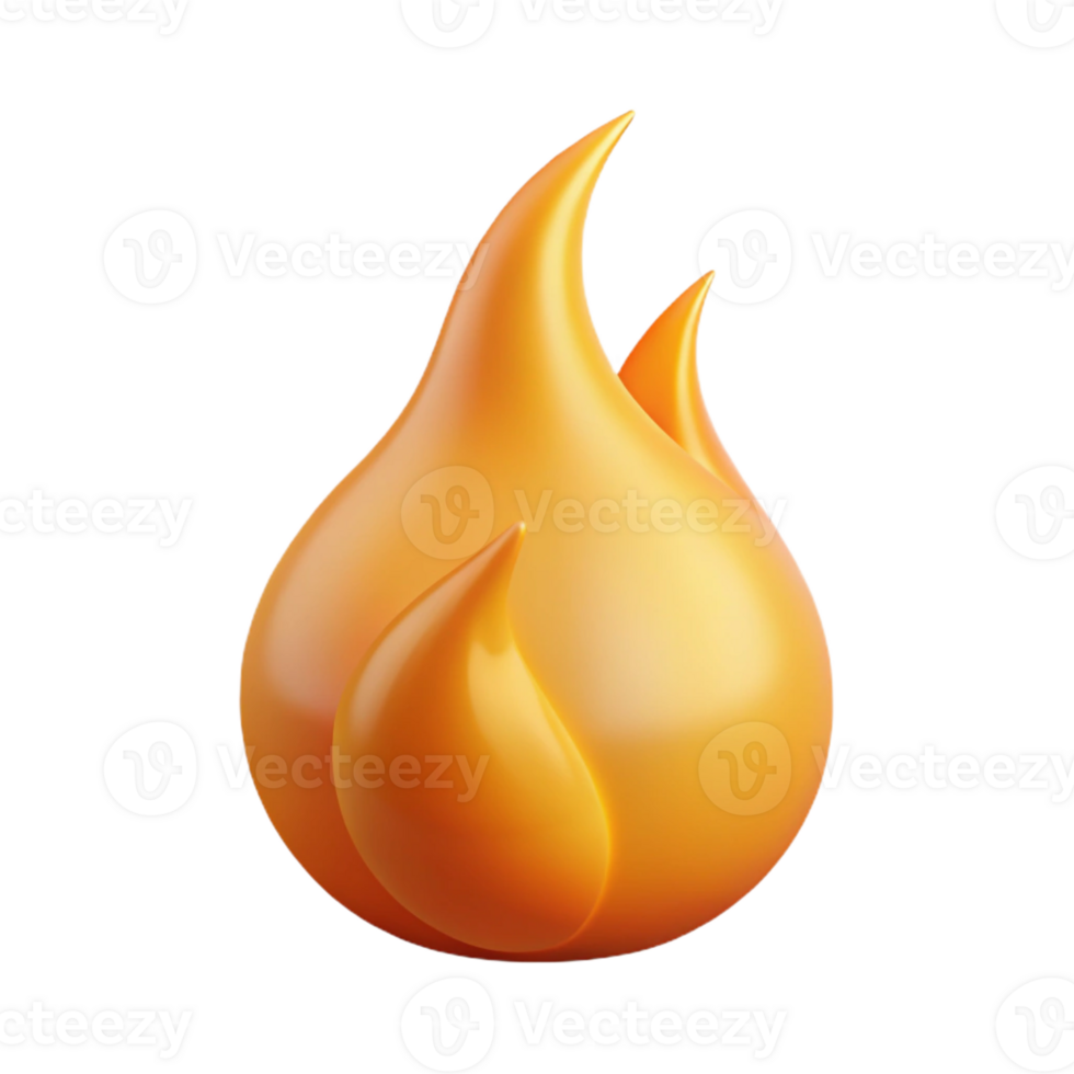 serene minimalist A single, stylized flame detailed png