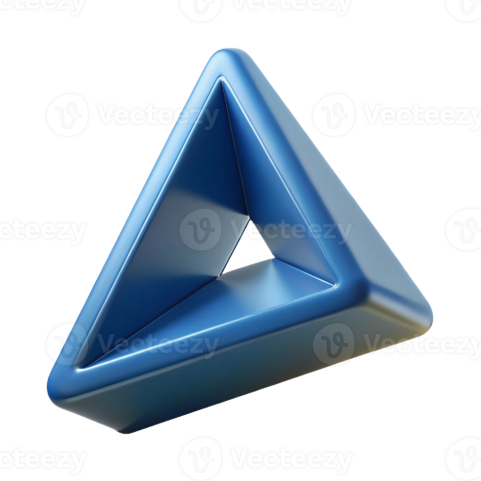 dramatic traditional A single, stylized triangle authentic png