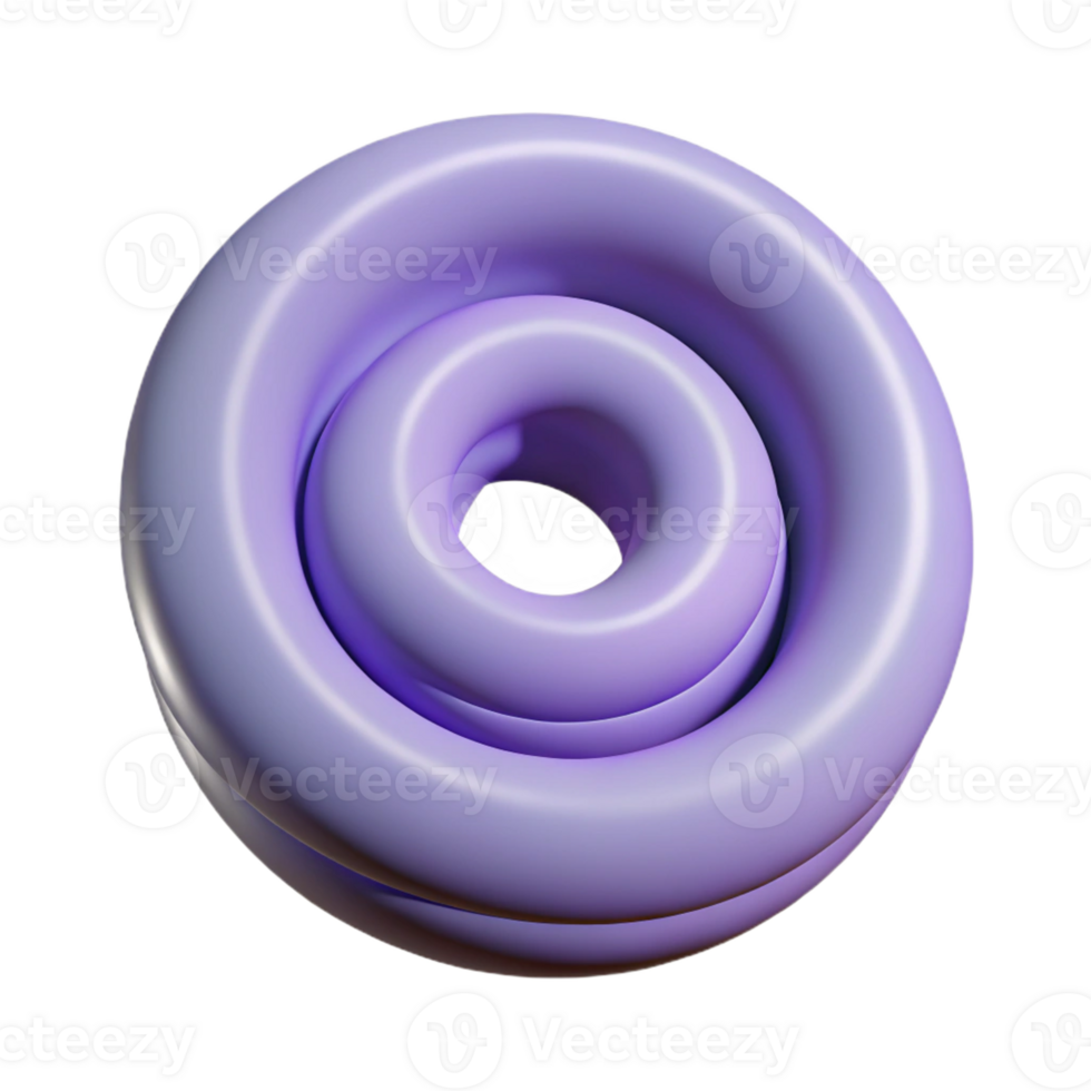 extraordinary artistic A single, stylized spiral genuine png