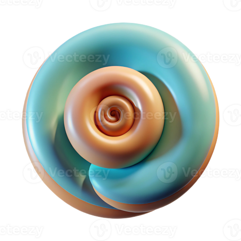 elegant vintage Snail shell, spiral high quality png