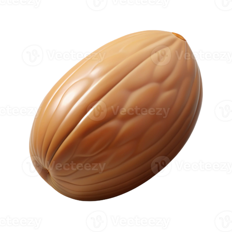 dramatic creative Almond nut, shelled high resolution png
