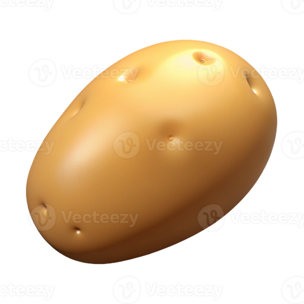 beautiful abstract Potato, whole genuine png
