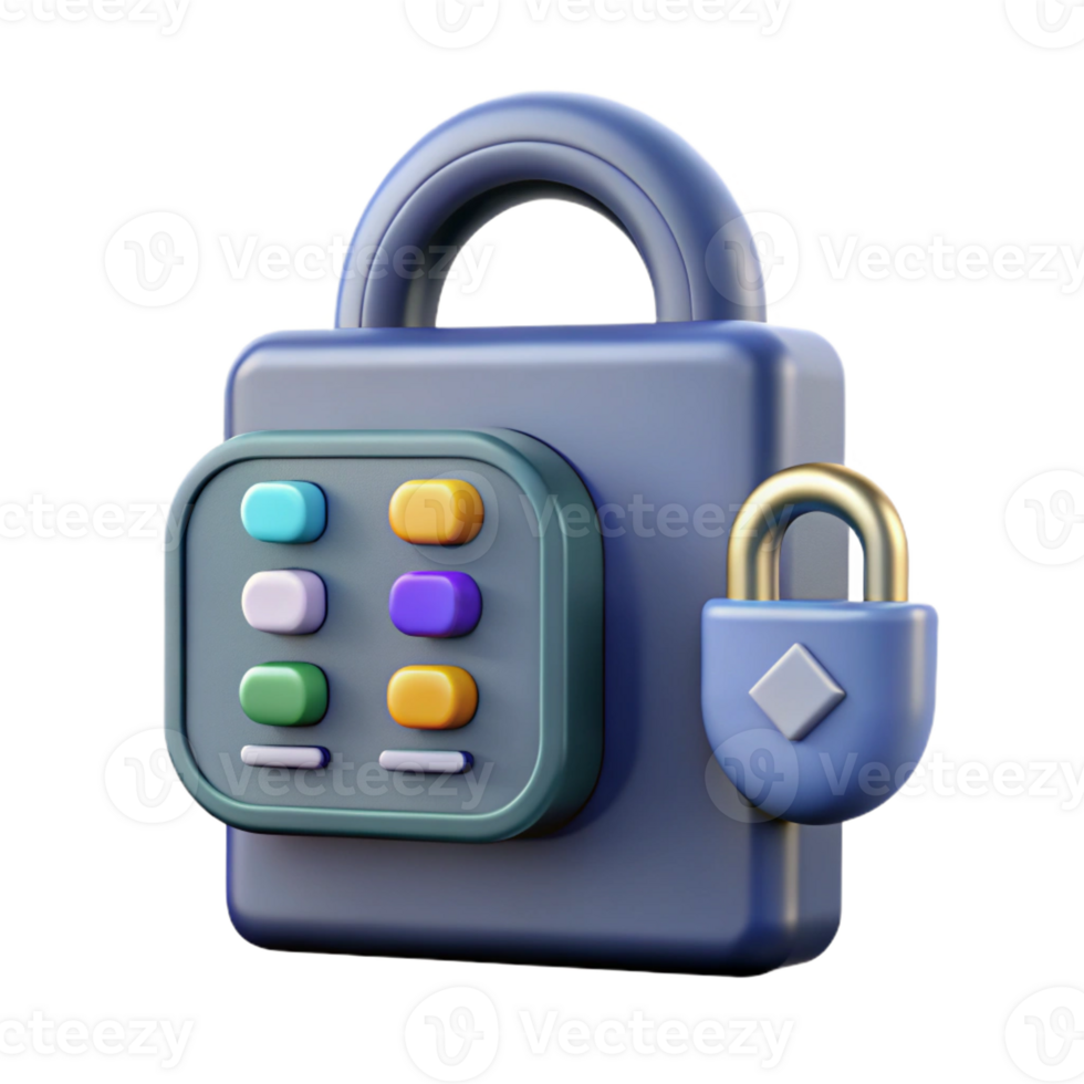serene classic High-tech lock, digital keypad, biometric scanner original png