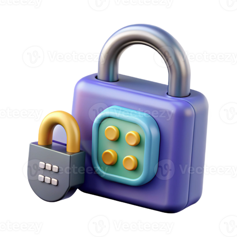 impressive modern High-tech lock, digital keypad, biometric scanner high resolution png