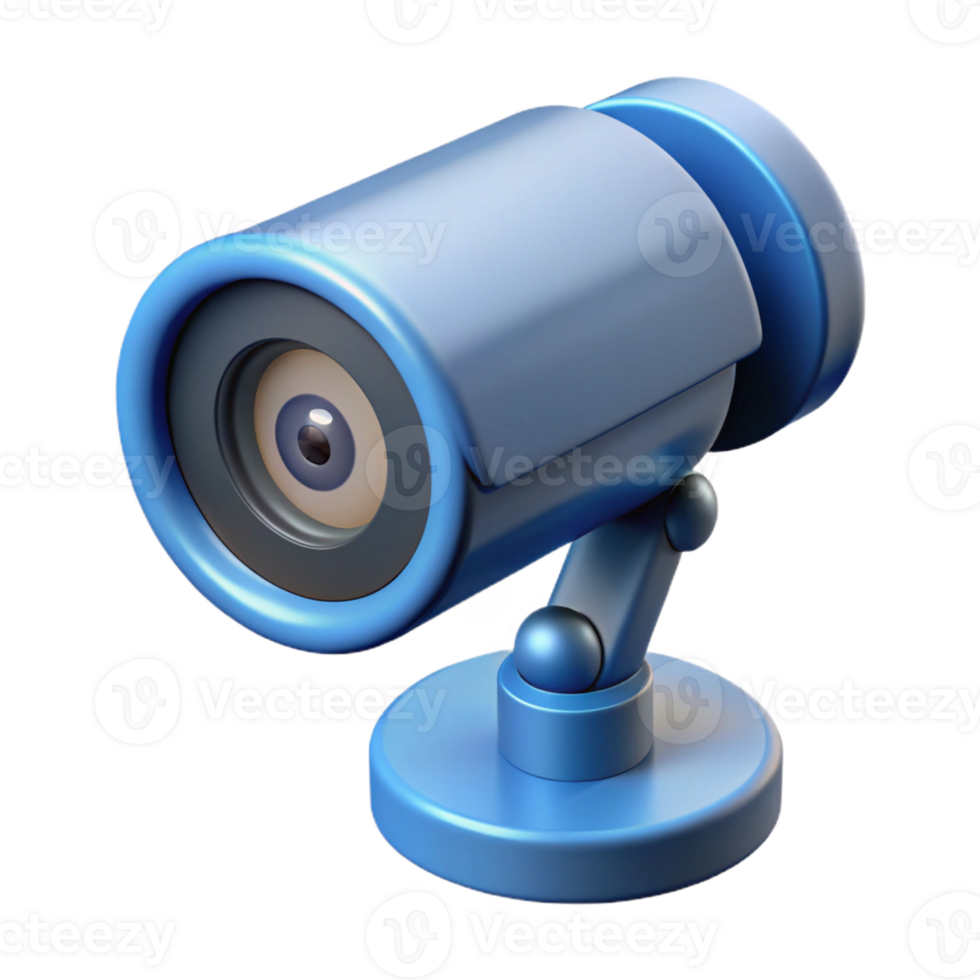 impressive minimalist Security camera with rotating lens authentic png