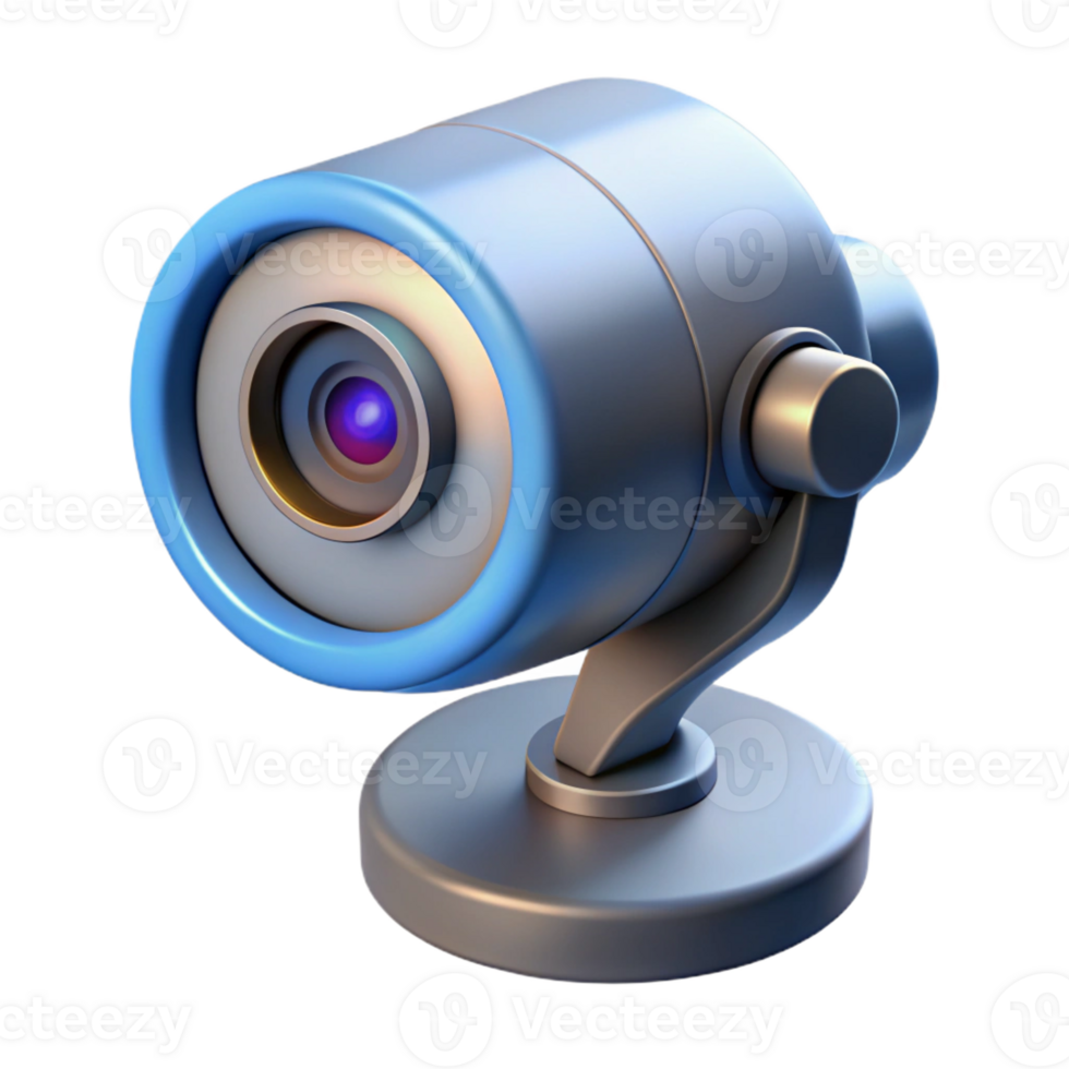 impressive creative Security camera with rotating lens authentic png