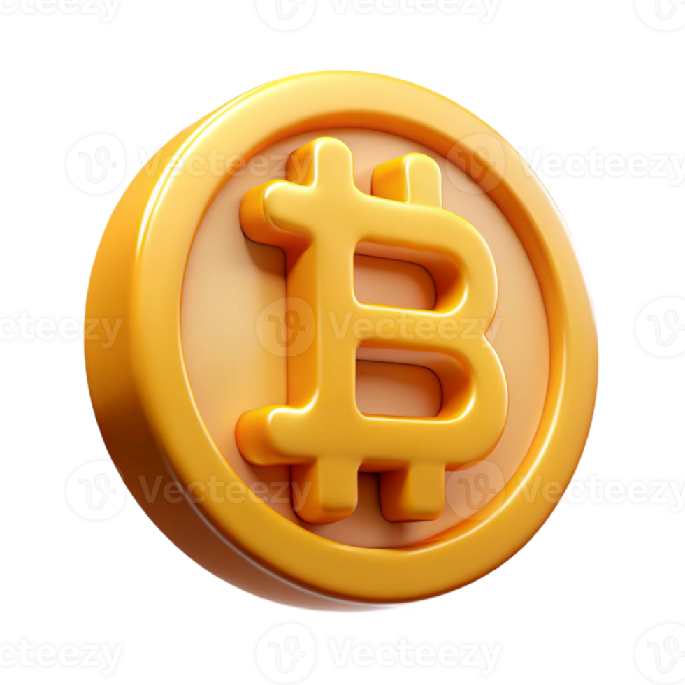 elegant creative Digital cryptocurrency bitcoin symbol original png